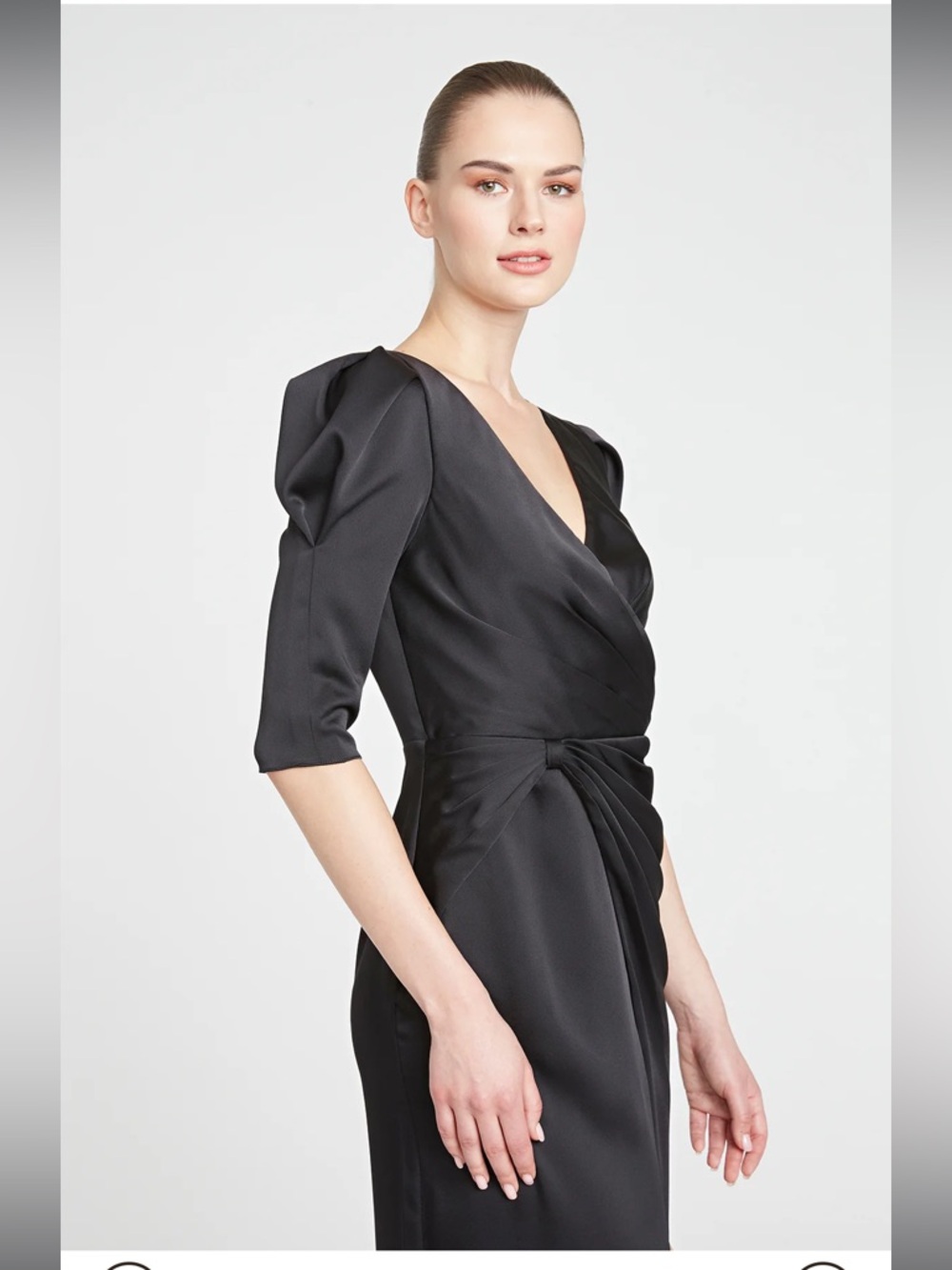 Theia Ina Cocktail Midi Dress - Picture 5 of 8